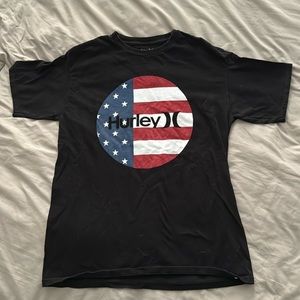 Men’s Black Hurley American short sleeve t-shirt
